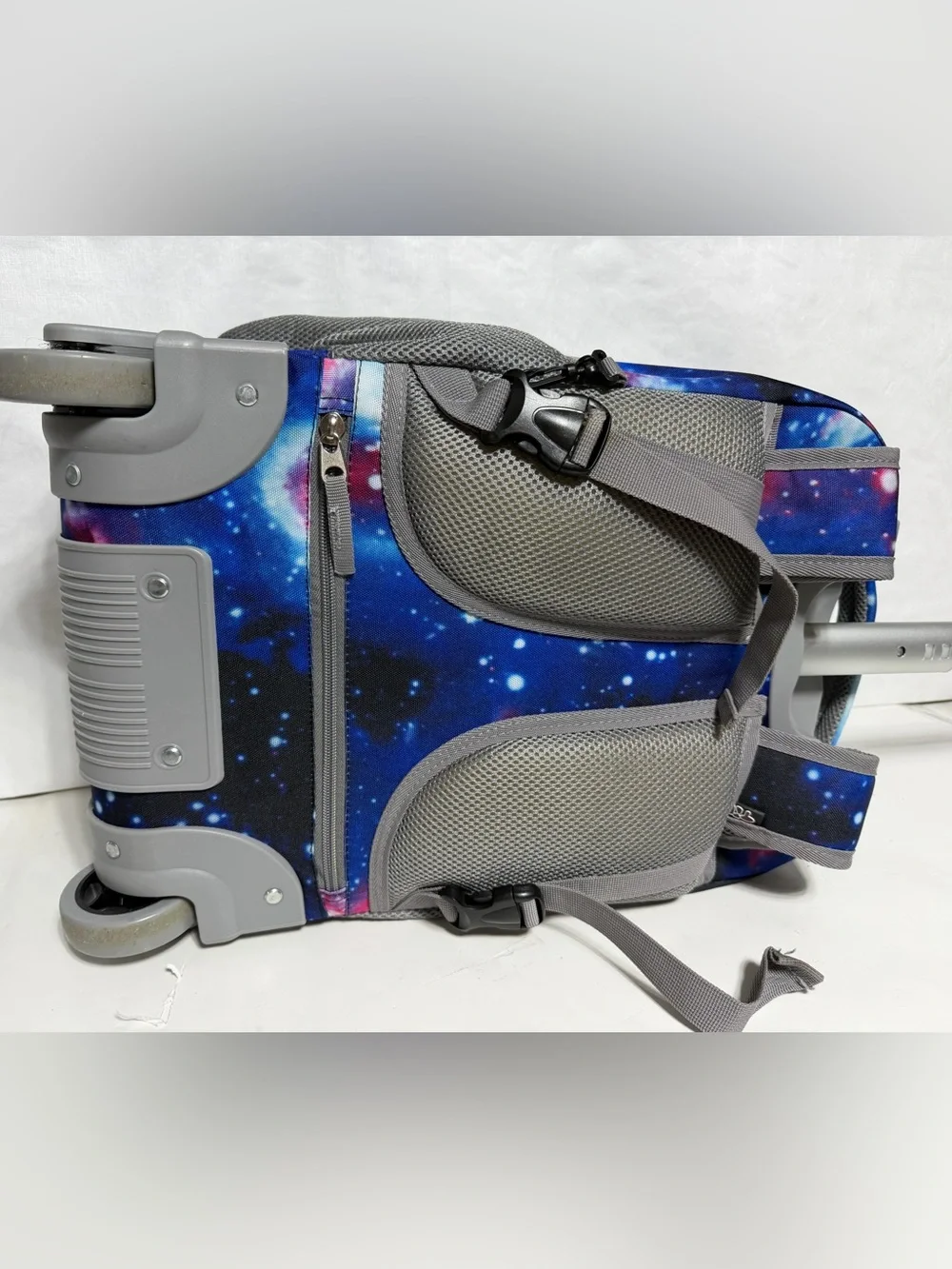 Tilami Deep Blue Galaxy Rolling Backpack 19 inch - pre owned condition